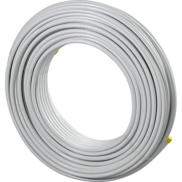 1059579 Rol a 100m. meerl.buis Uni pipe PLUS 20x2,25mm wit Uponor