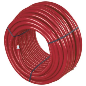 1091711 Rol a 50m. meerl.buis Uni pipe PLUS iso S4 25x2,5mm rood Uponor