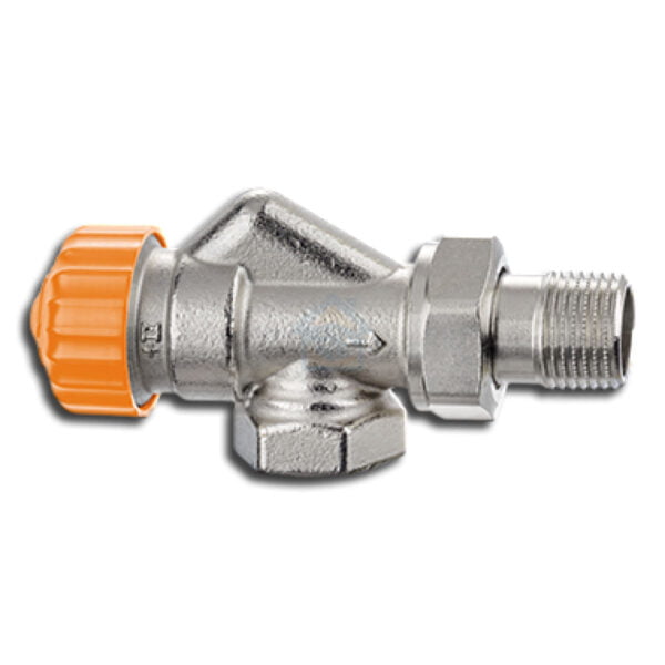 3460-02.000 Afsluiter therm. dynamisch Eclipse axiaal 1/2" DN15 kort Heimeier
