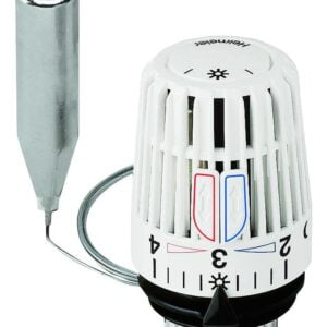 6652-00.500 Thermostaatkop K 20-60gr. 2m korte bulb met dompelbuis Heimeier