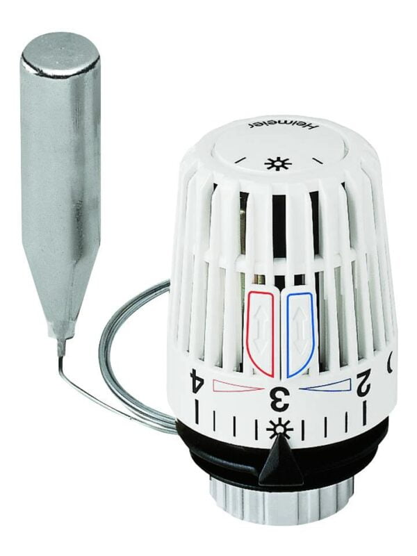 6652-00.500 Thermostaatkop K 20-60gr. 2m korte bulb met dompelbuis Heimeier