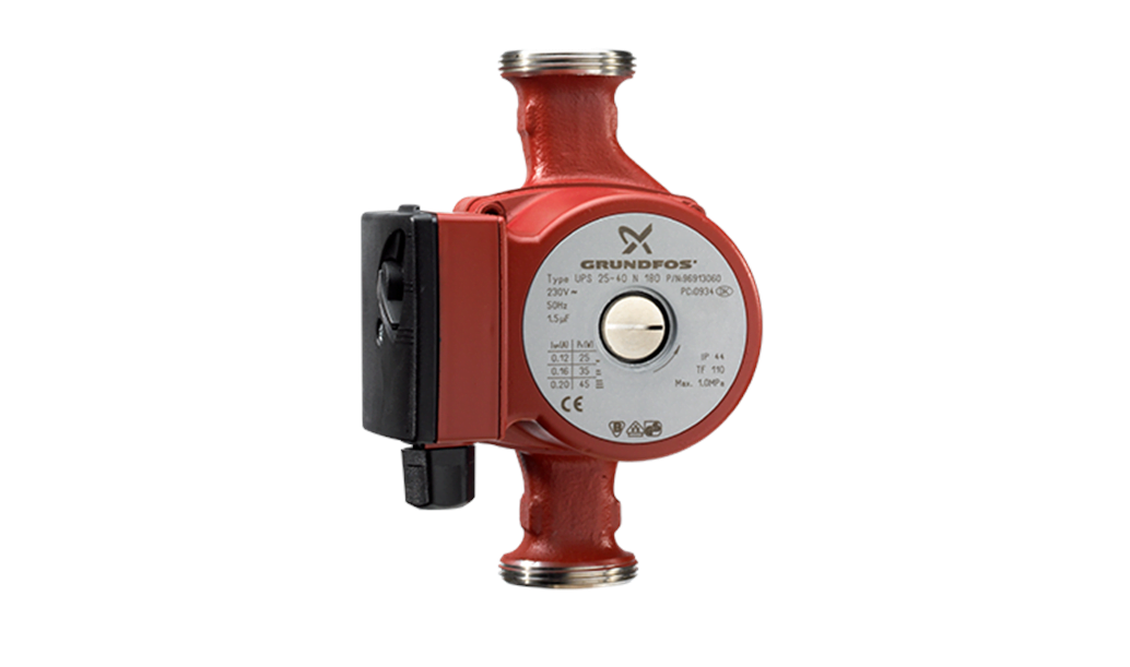 96913085 Tapwaterpomp UPS 25-60 N 11/2"bt 180mm 9H 230v Grundfos 1 96913085 Tapwaterpomp UPS 25-60 N 11/2"bt 180mm 9H 230v Grundfos