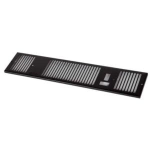 S101822 Grille Kick-space 600 zwart Remeha