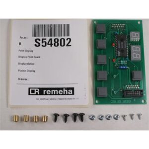S54802 Printplaat Display Quinta S54802 Remeha